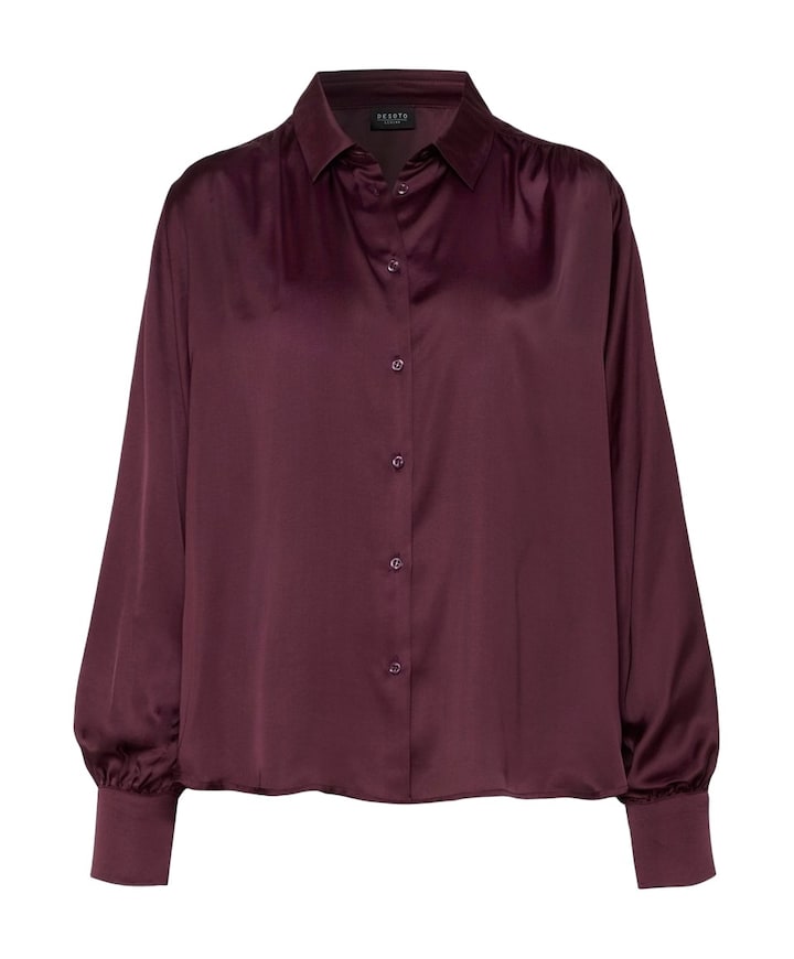 Dames blouse bordeaux