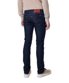 Nick Slim 5 pkt heren jeans blauw