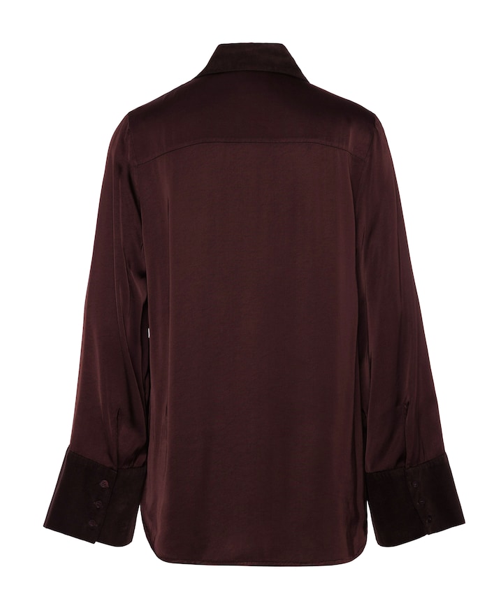Dames blouse bordeaux