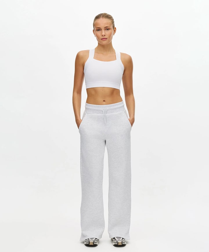 Base Sweat Wide dames trainingsbroek grijs