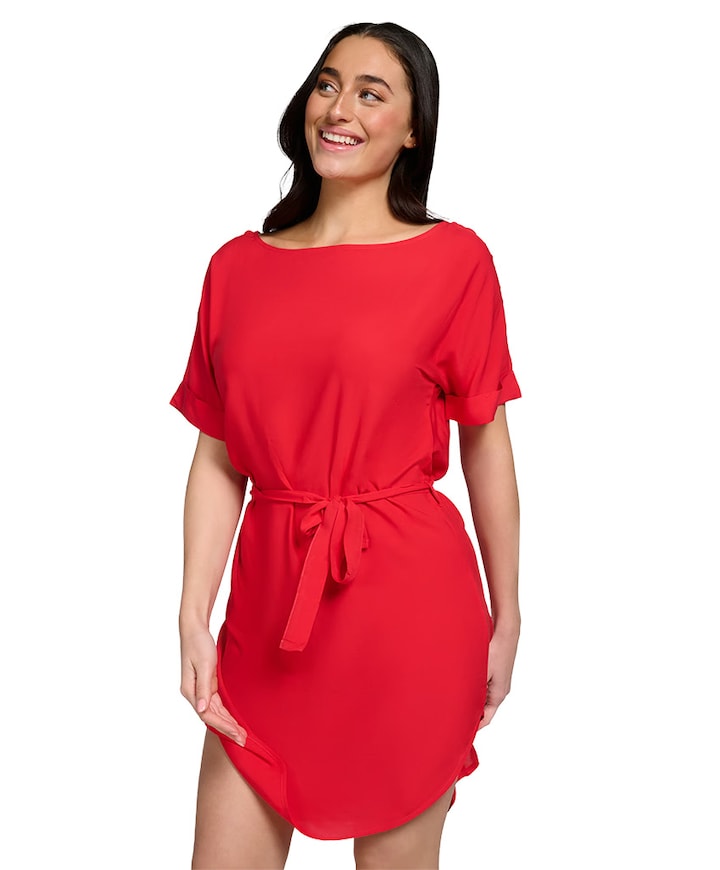 Dames jurk rood