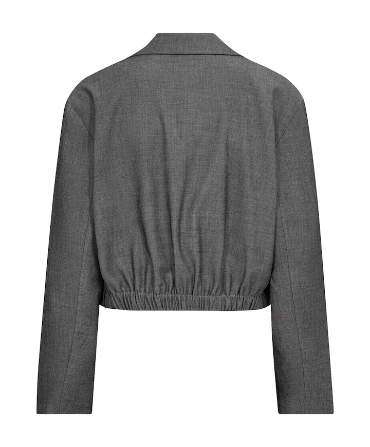 Dames blazer grijs