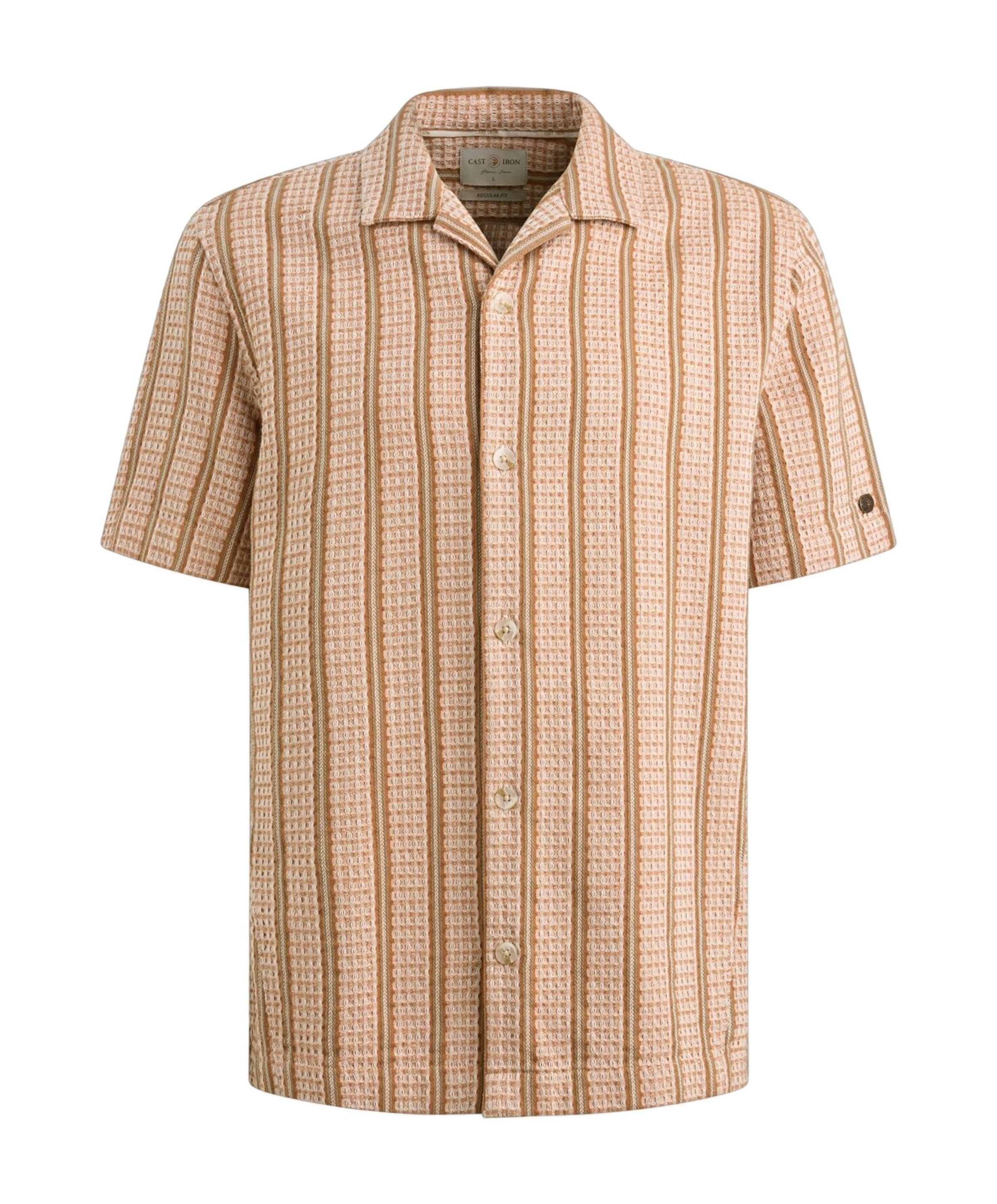 Heren overshirt oranje