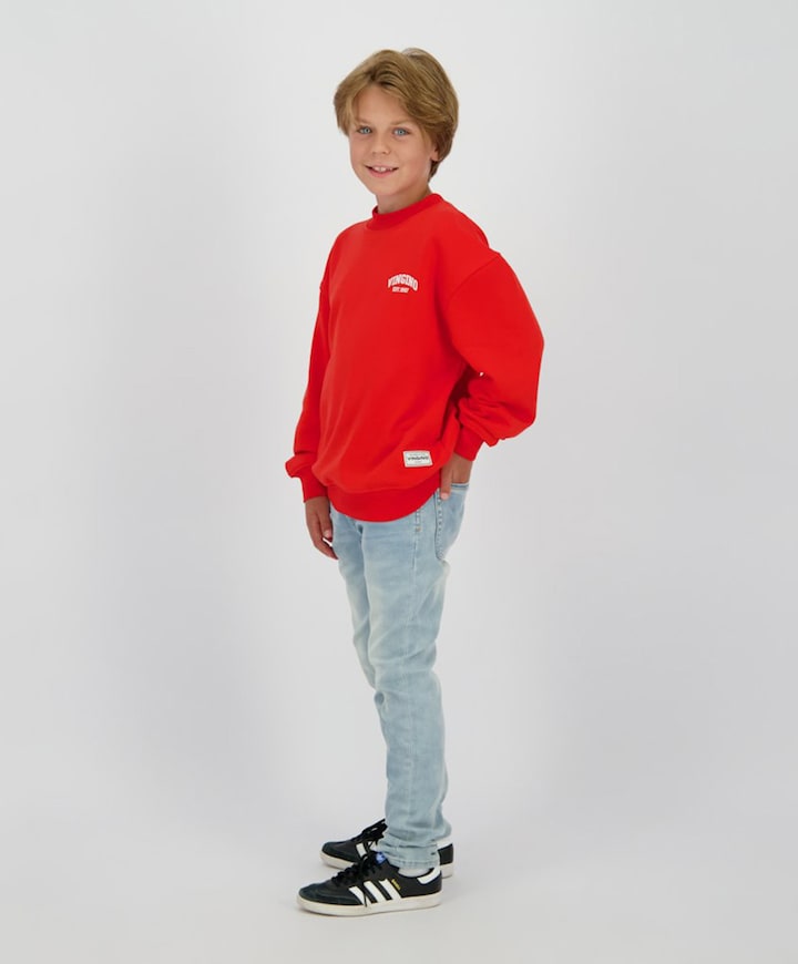 Jongens sweater rood