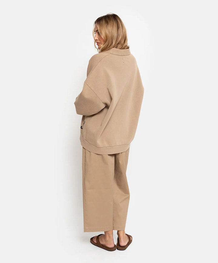 Dames vest beige