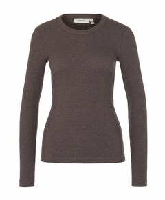 Dames longsleeve bruin