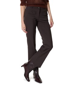 Farah patched pocket dames broek bruin