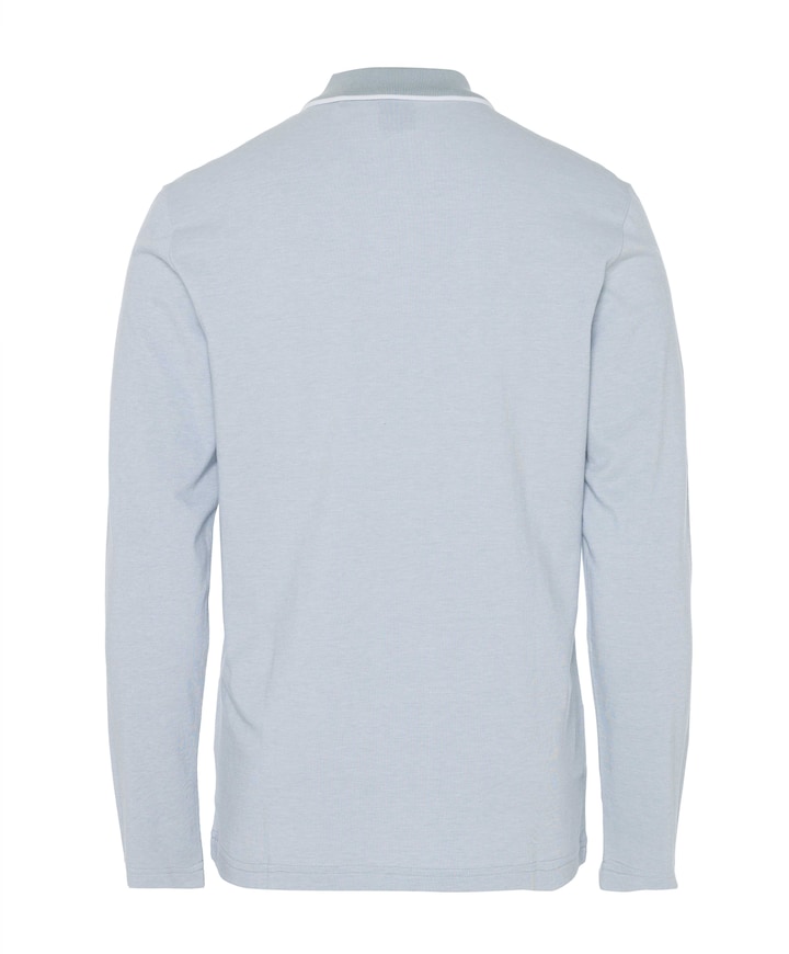 Heren polo grijs