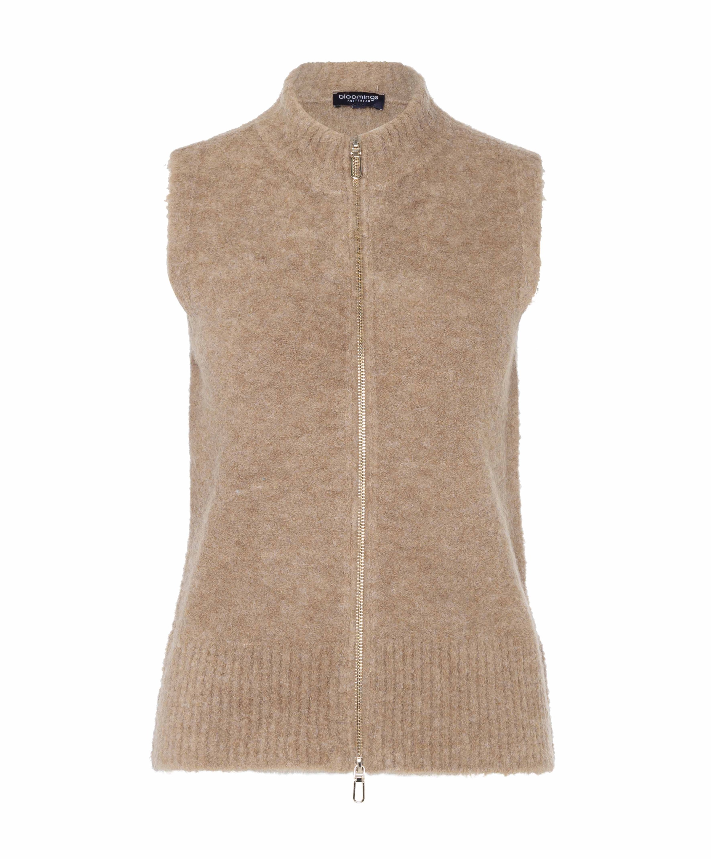 Dames gilet beige