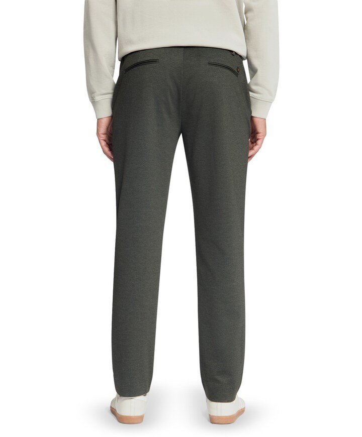Pants Jersey Melange Regular Fit heren broek groen