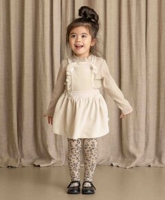 Meisjes jurk beige