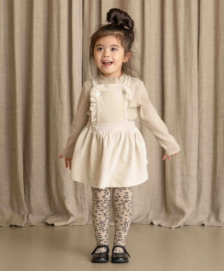 Meisjes jurk beige