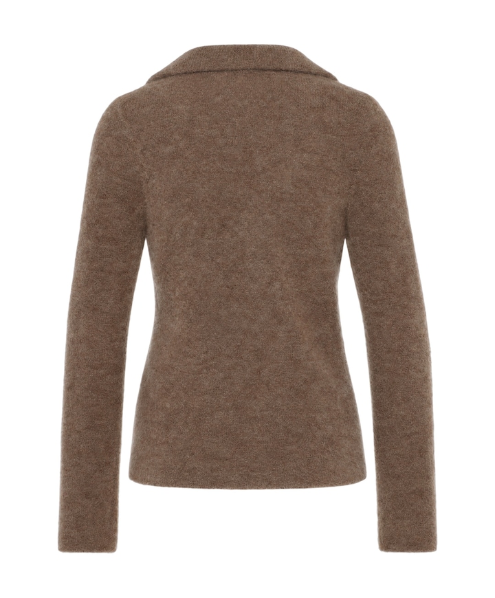 Dames vest bruin