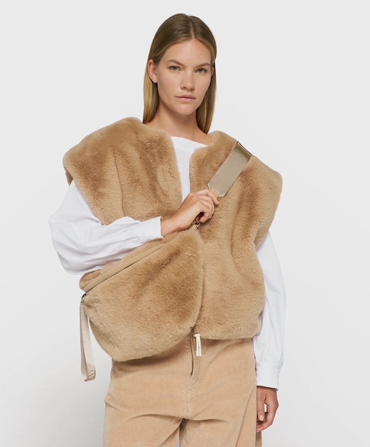 Dames tas beige