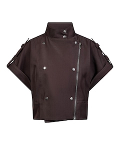 Dames gilet bruin