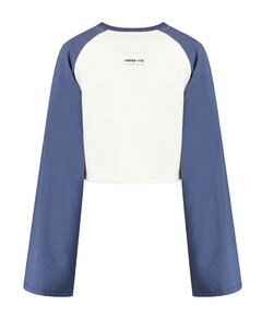 Dames longsleeve blauw