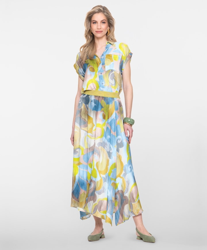 Dames rok blauw