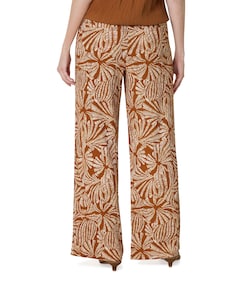 Wide-Leg Flowy Shells dames broek bruin
