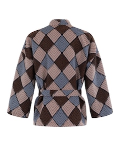 Dames vest bruin