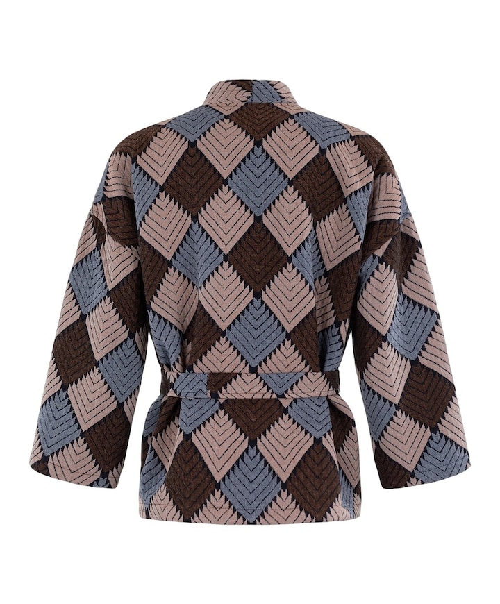 Dames vest bruin