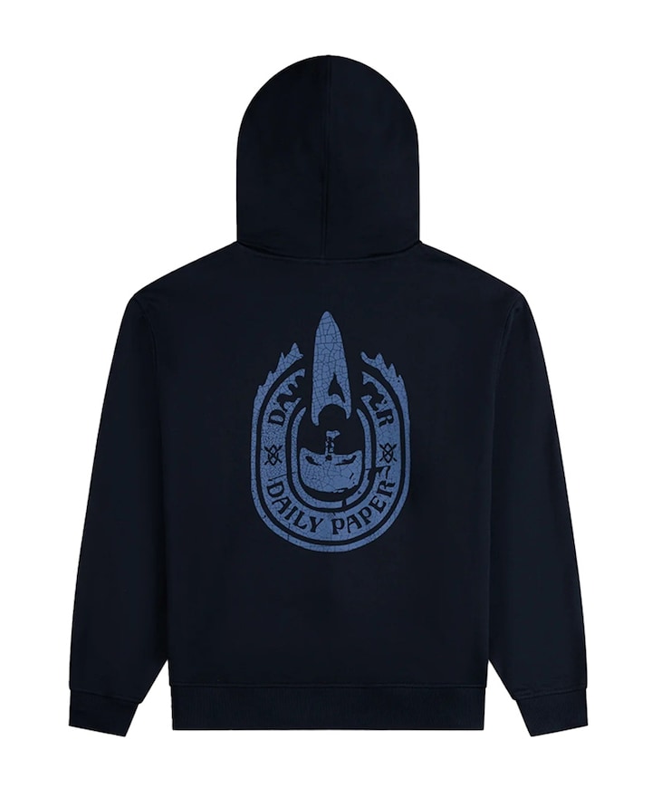 Heren hoodie blauw