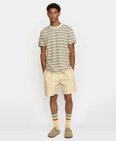 Linen shorts heren korte broek ecru