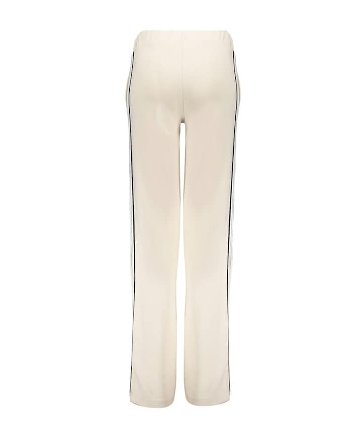 Pants scuba with tape meisjes broek beige