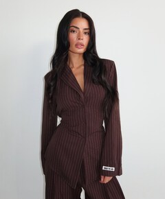 Dames blouse bruin