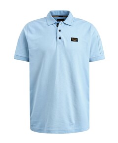 Heren polo blauw