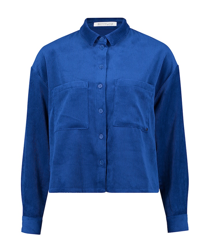 Dames blouse blauw