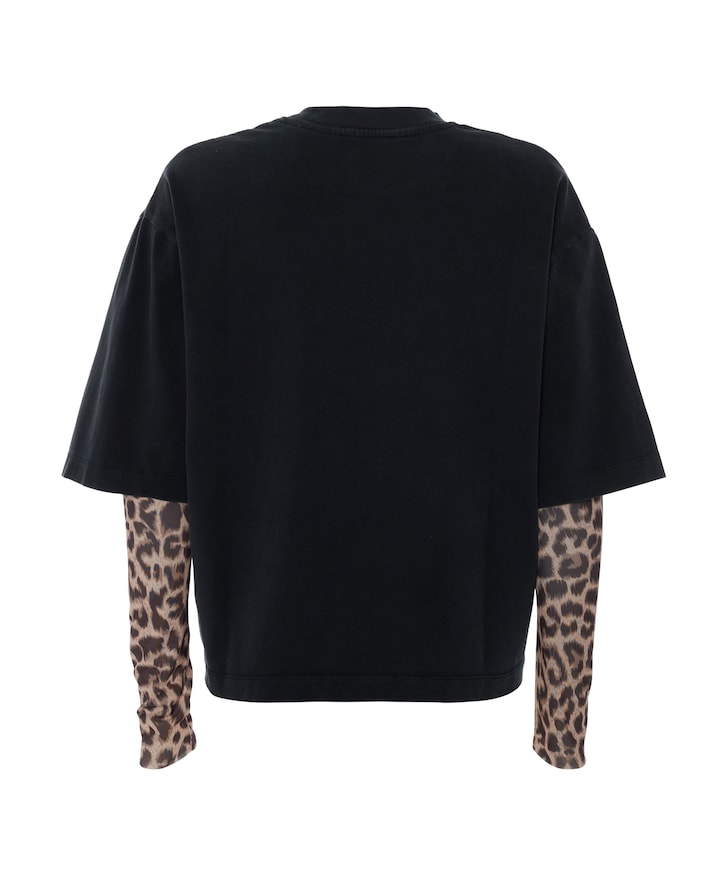 Dames longsleeve grijs
