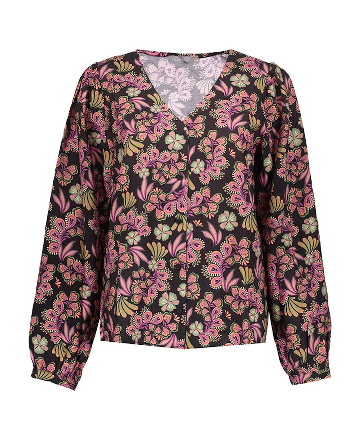 Dames blouse zwart