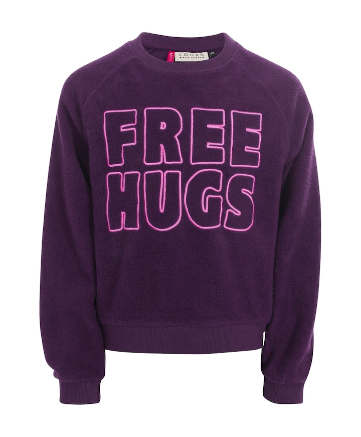 Meisjes sweater paars
