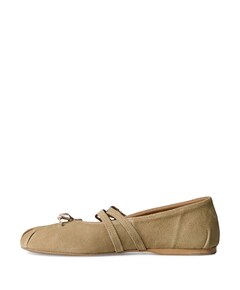 Vita dames ballerina's beige
