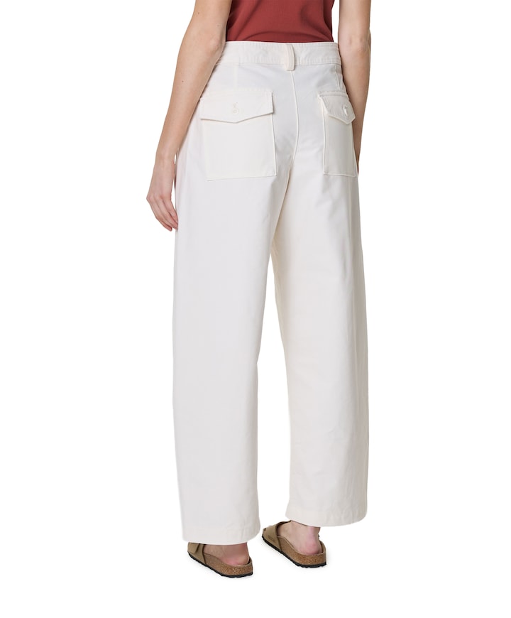 ONLCLAIR MW BARREL PANT PNT NOOS dames broek ecru