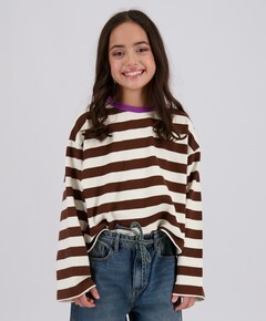 Meisjes longsleeve bordeaux