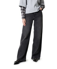 Deck 2.0 High Loose Wmn dames jeans zwart