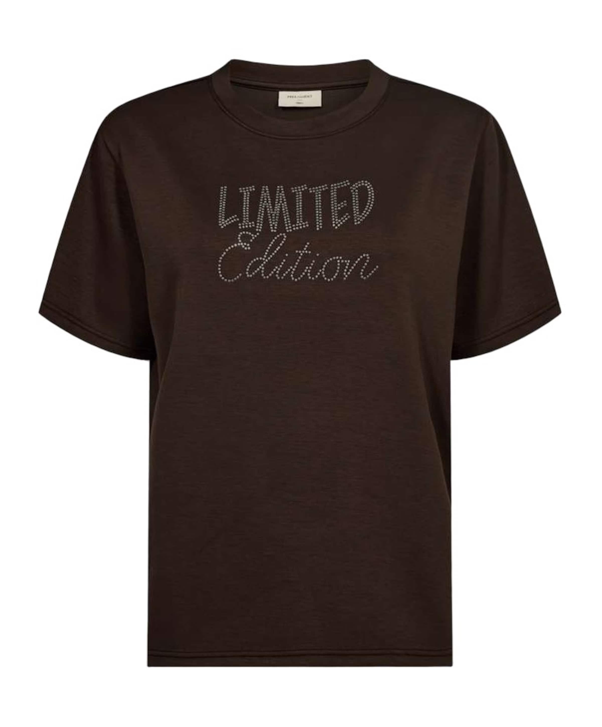 Dames T-shirt bruin