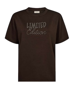 Dames T-shirt bruin