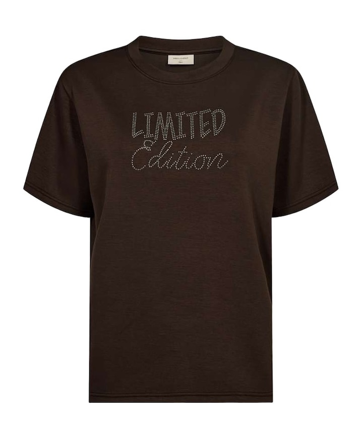 Dames T-shirt bruin