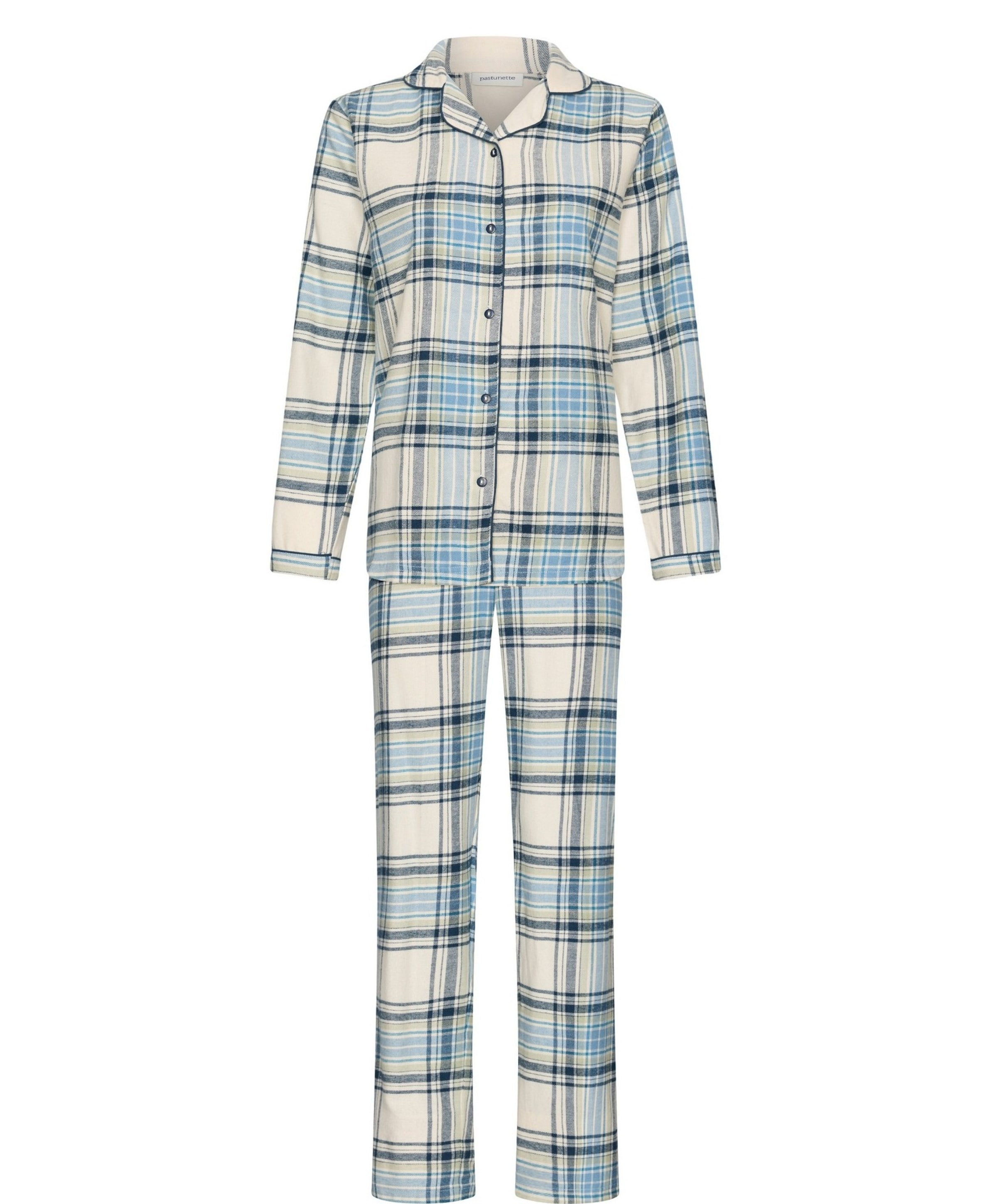 Dames pyjamaset blauw