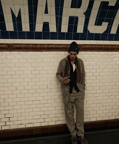 Overhemd lange mouw bruin