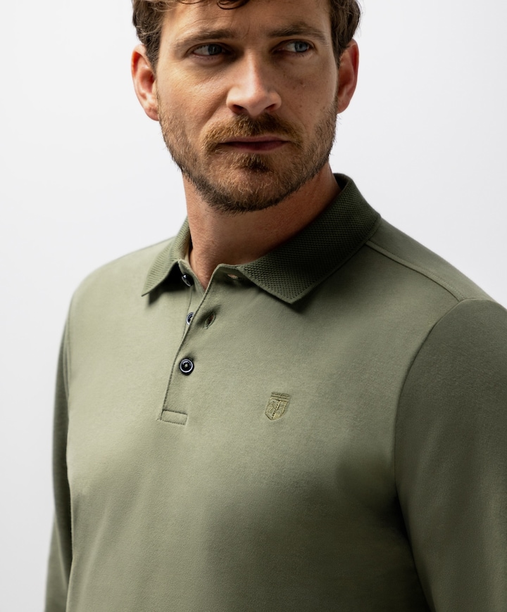 Heren polo groen