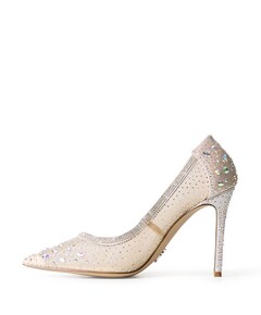 Encaged  dames pumps ecru