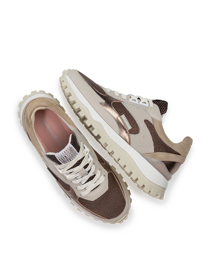 dames sneakers bruin