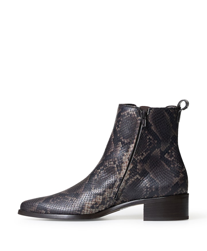 dames enkellaarzen bruin