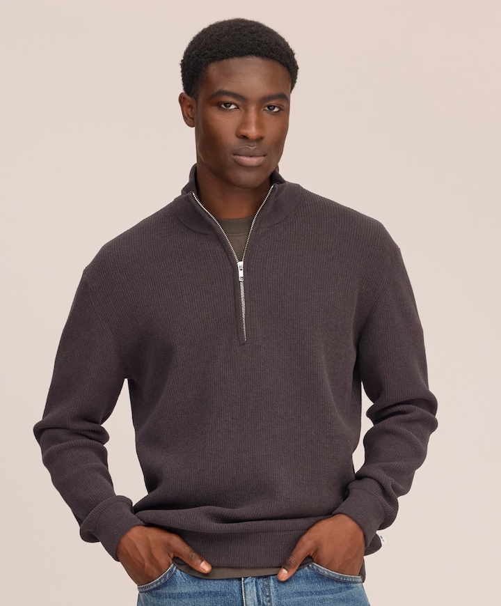Heren sweater bruin