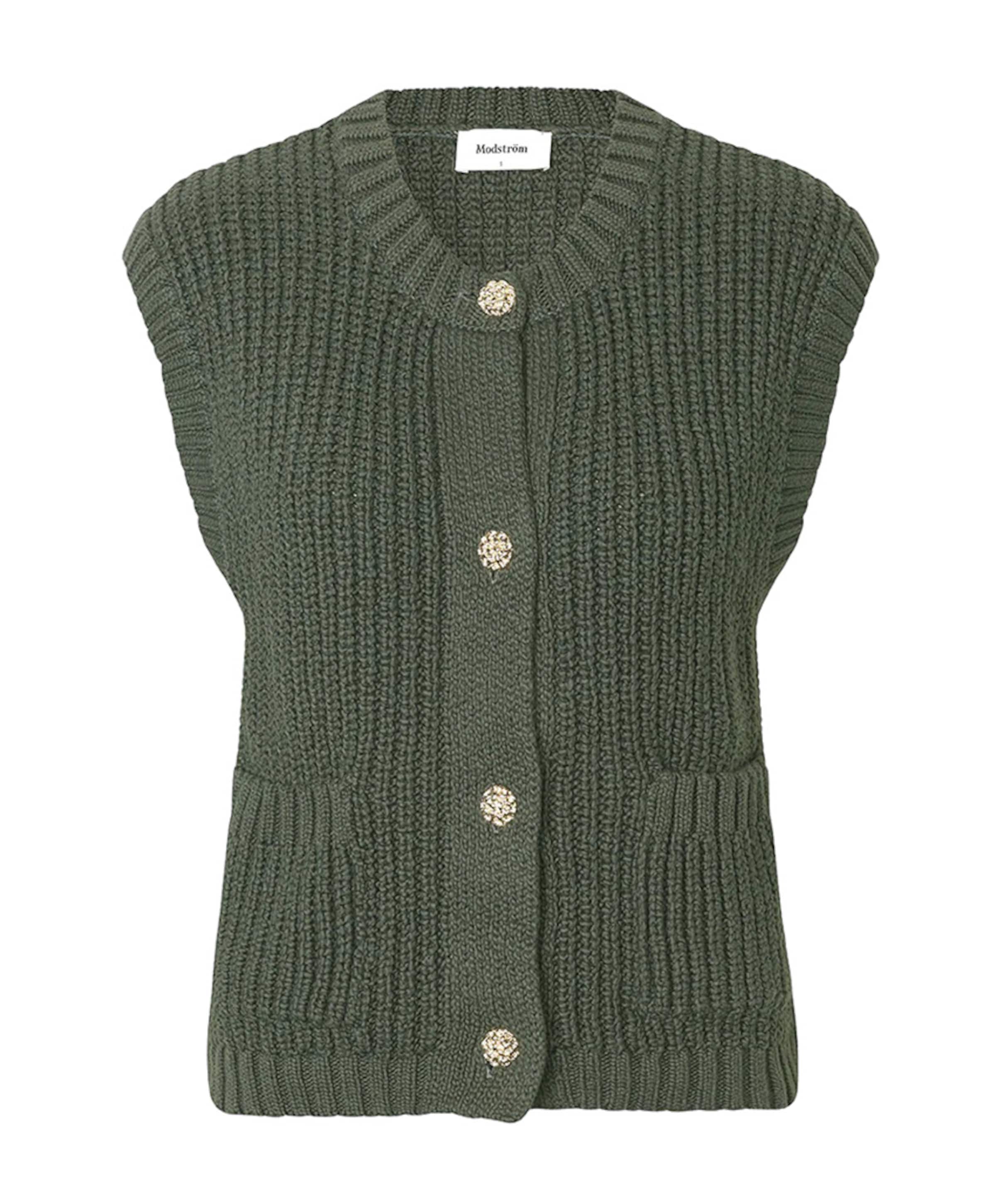 Dames gilet groen