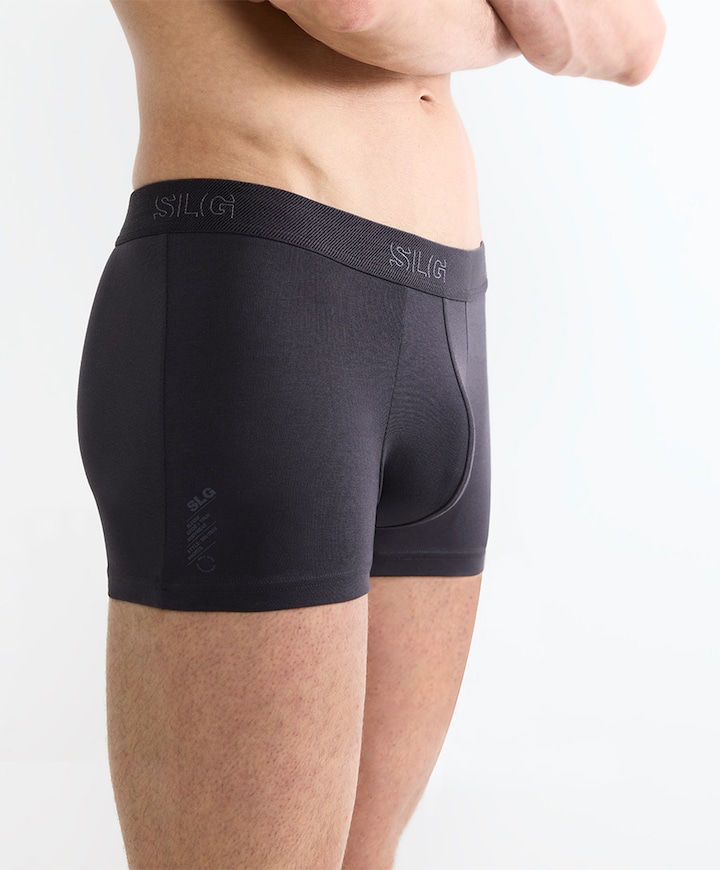 Heren boxershort grijs