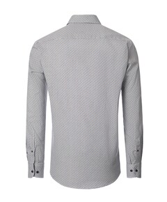 Heren overhemd lange mouw multicolor